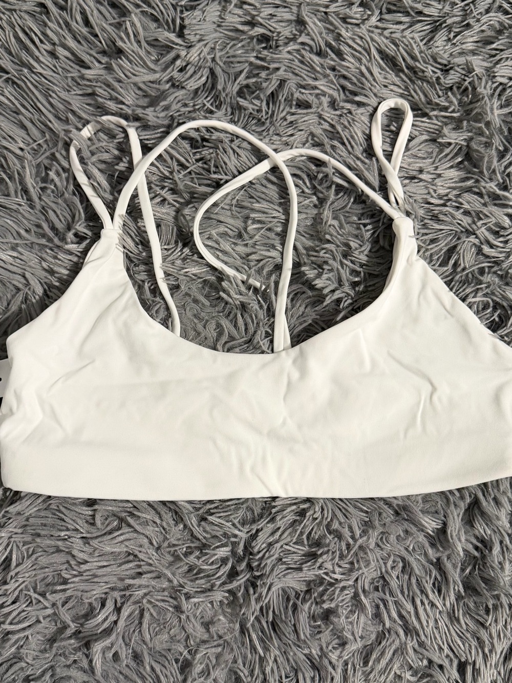 Aritzia TNA TNASLICK™ Alesio Bra – White (Size M) - Picture 8 of 8